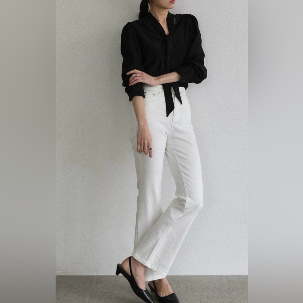 New-Cotton Pants with Hidden Banding - Picture 3 of 10